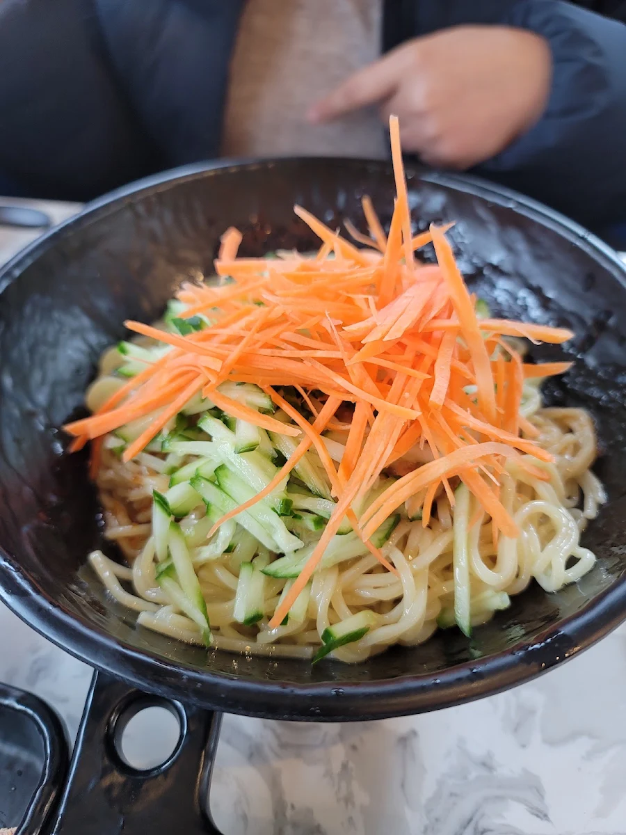 Homemade Sesame Sauce on Noodle 麻酱面